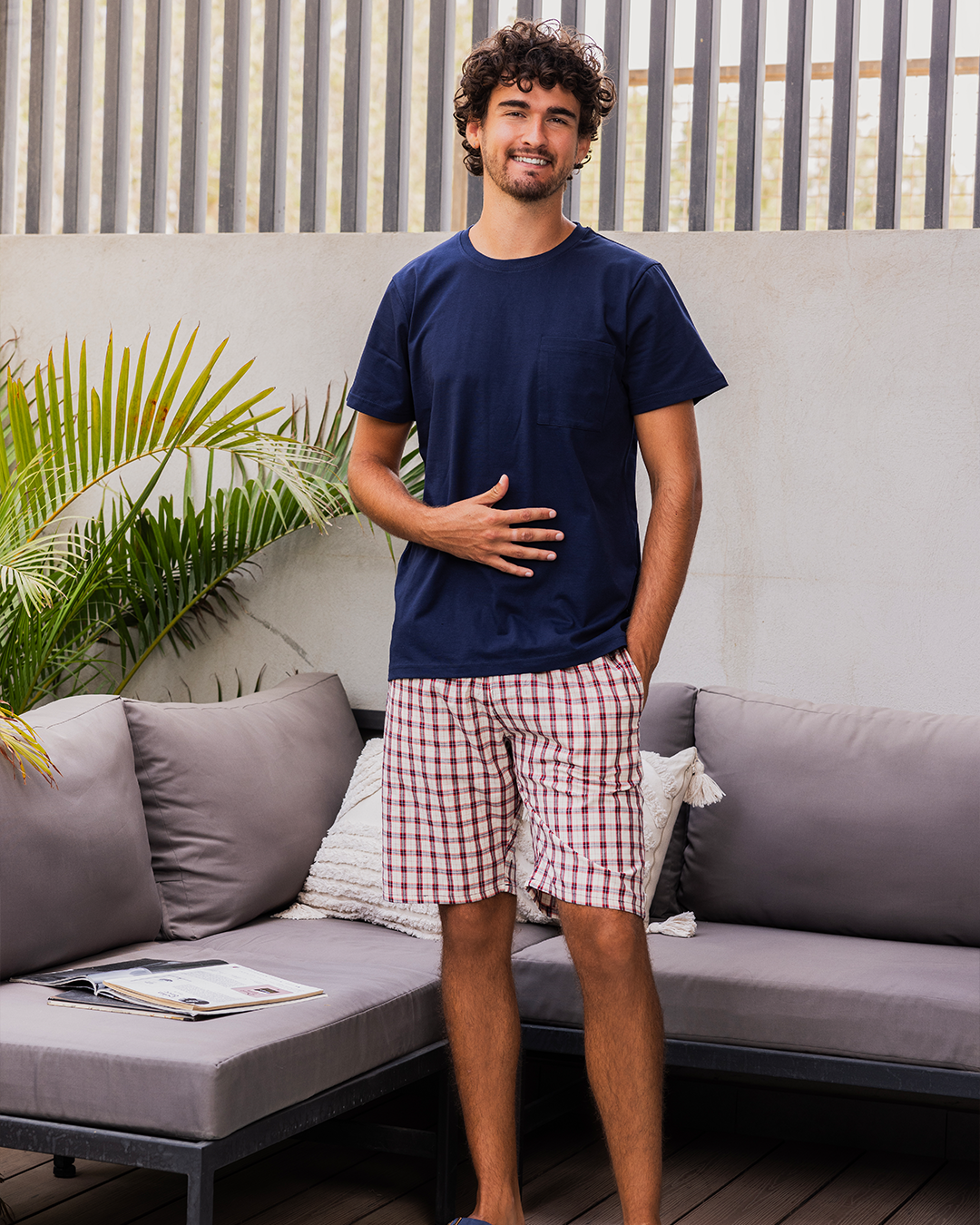 Short de pyjama pour hommes
