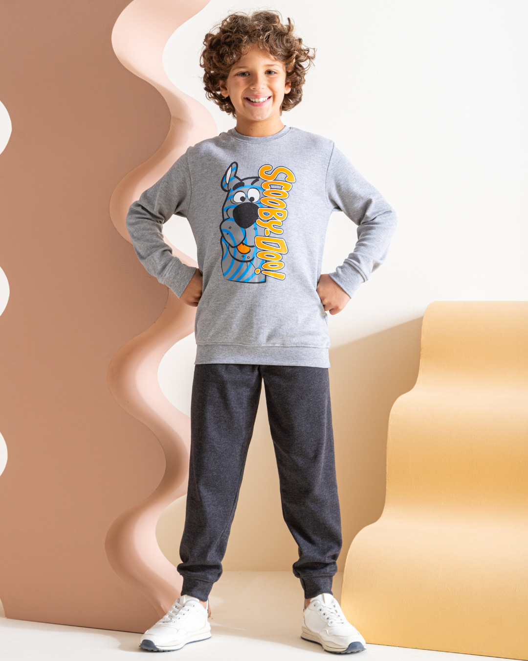 Ensemble pyjama garçon Scooby Doo avec imprimé interlock