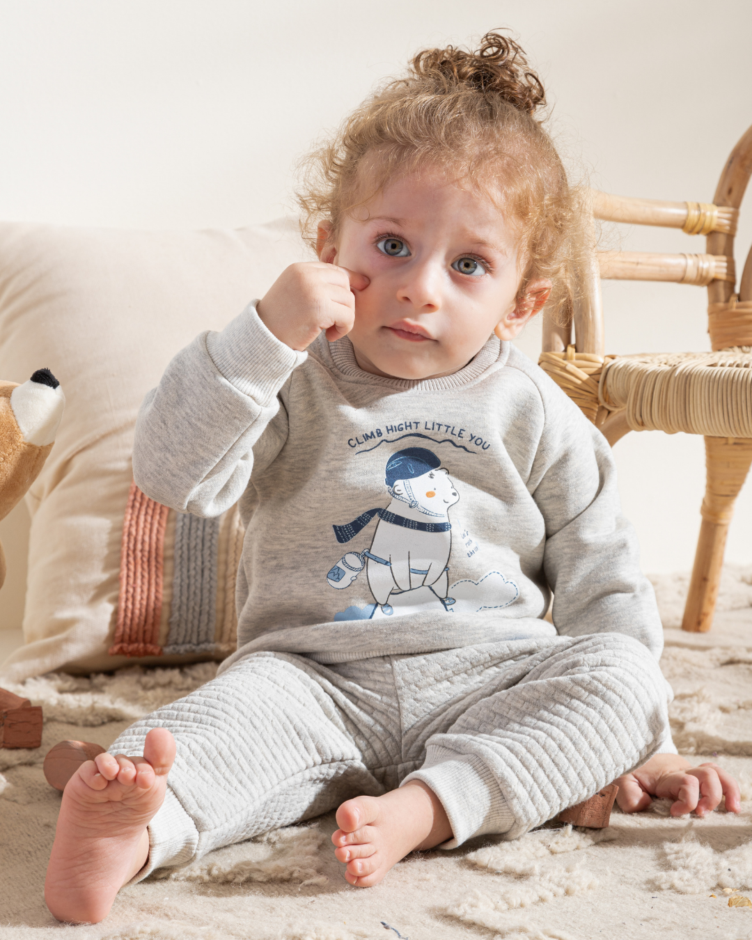 Pyjama garçons Climb Hight Milton * capotonette jacquard