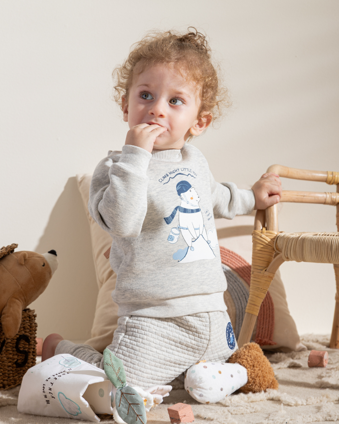 Pyjama garçons Climb Hight Milton * capotonette jacquard