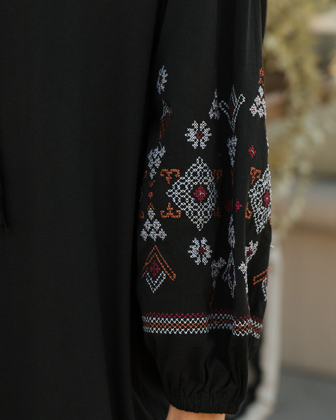 Robe Broderie Robe femme avec manches brodées