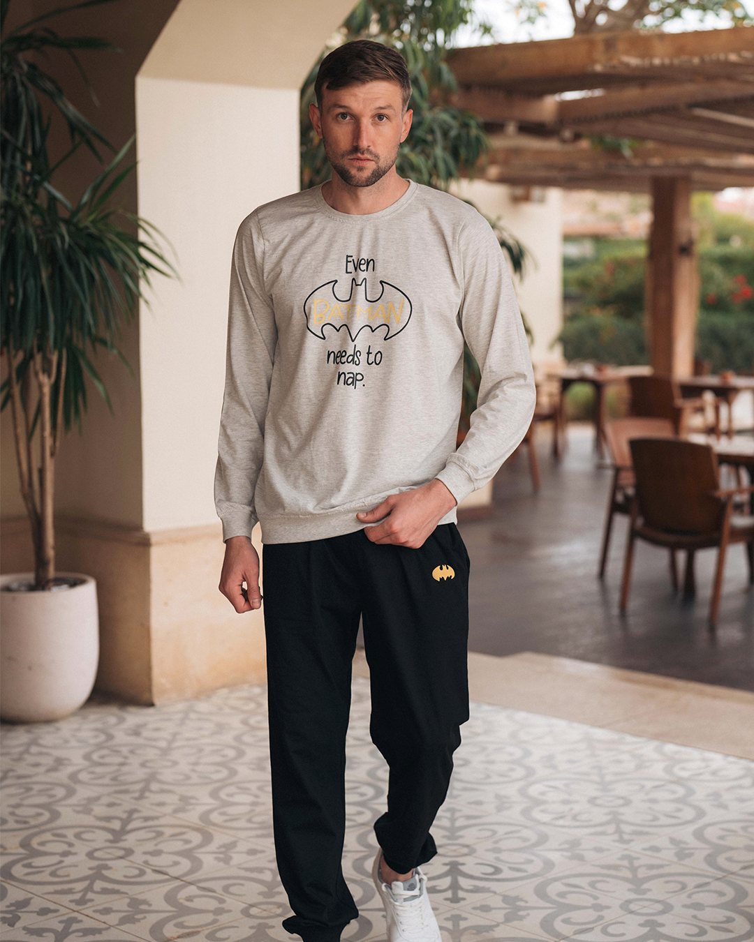 Batman a besoin de faire une siestePyjama manches longues homme
