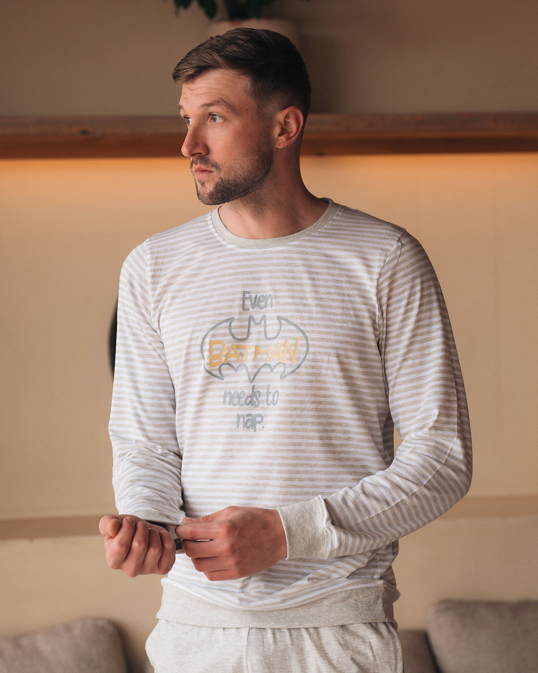 Batman a besoin de faire une siestePyjama manches longues homme