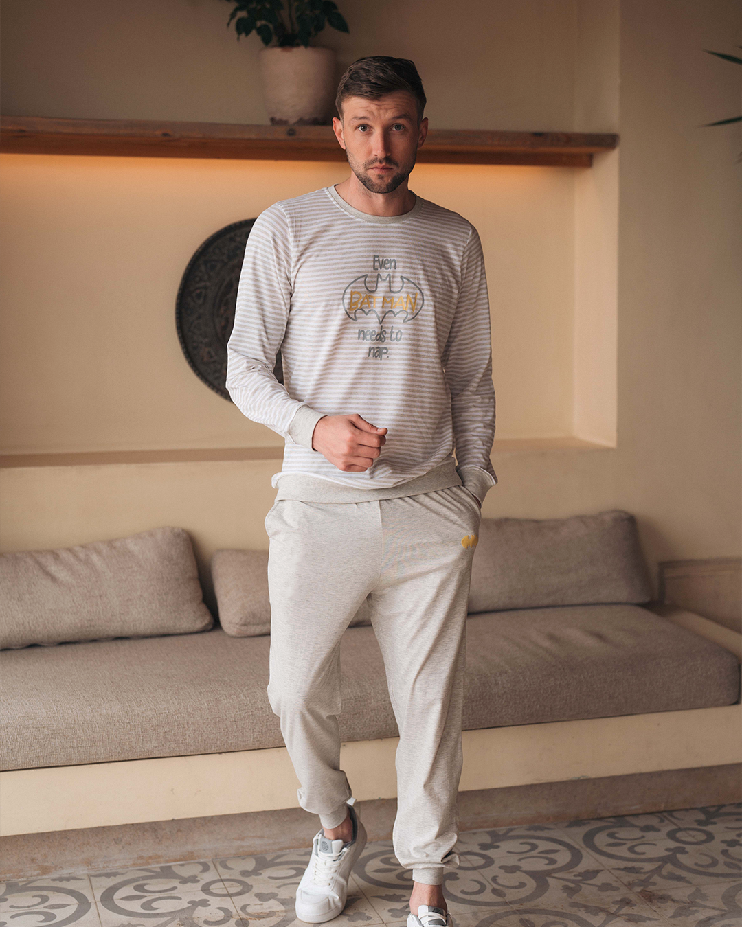 Batman a besoin de faire une siestePyjama manches longues homme