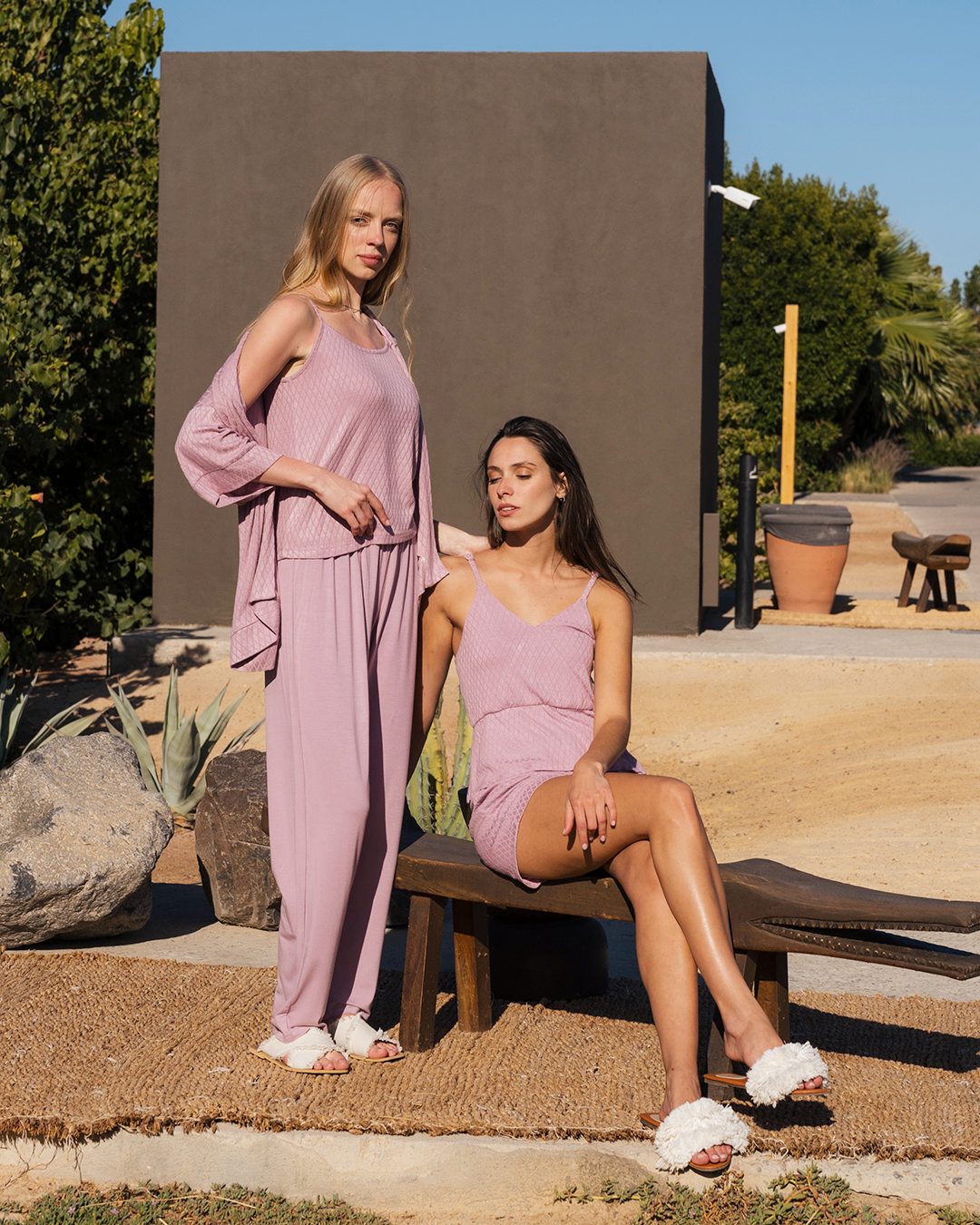 Short de pyjama Losange pour femme