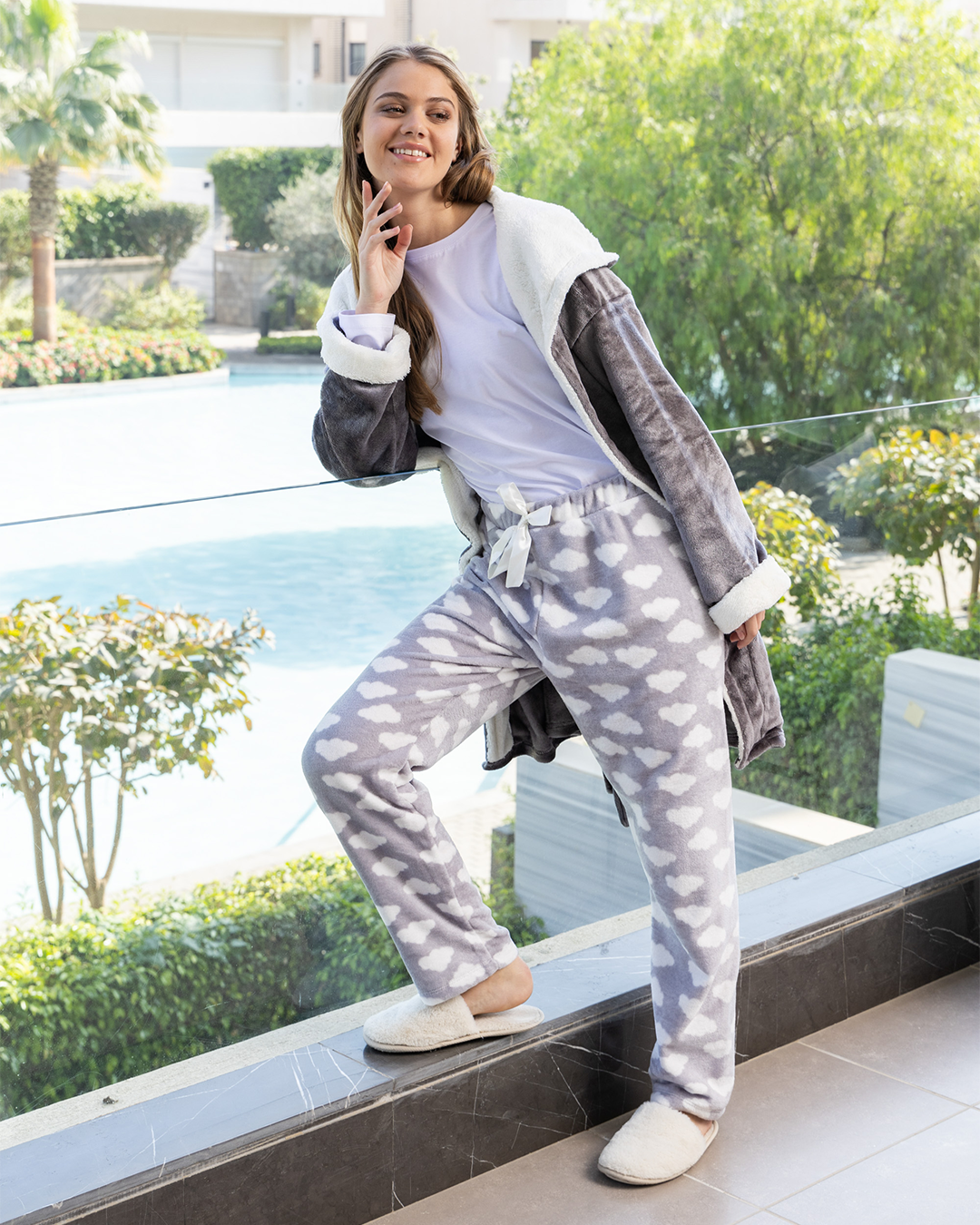 Pantalon d'hiver pour femme avec cordon de serrage
