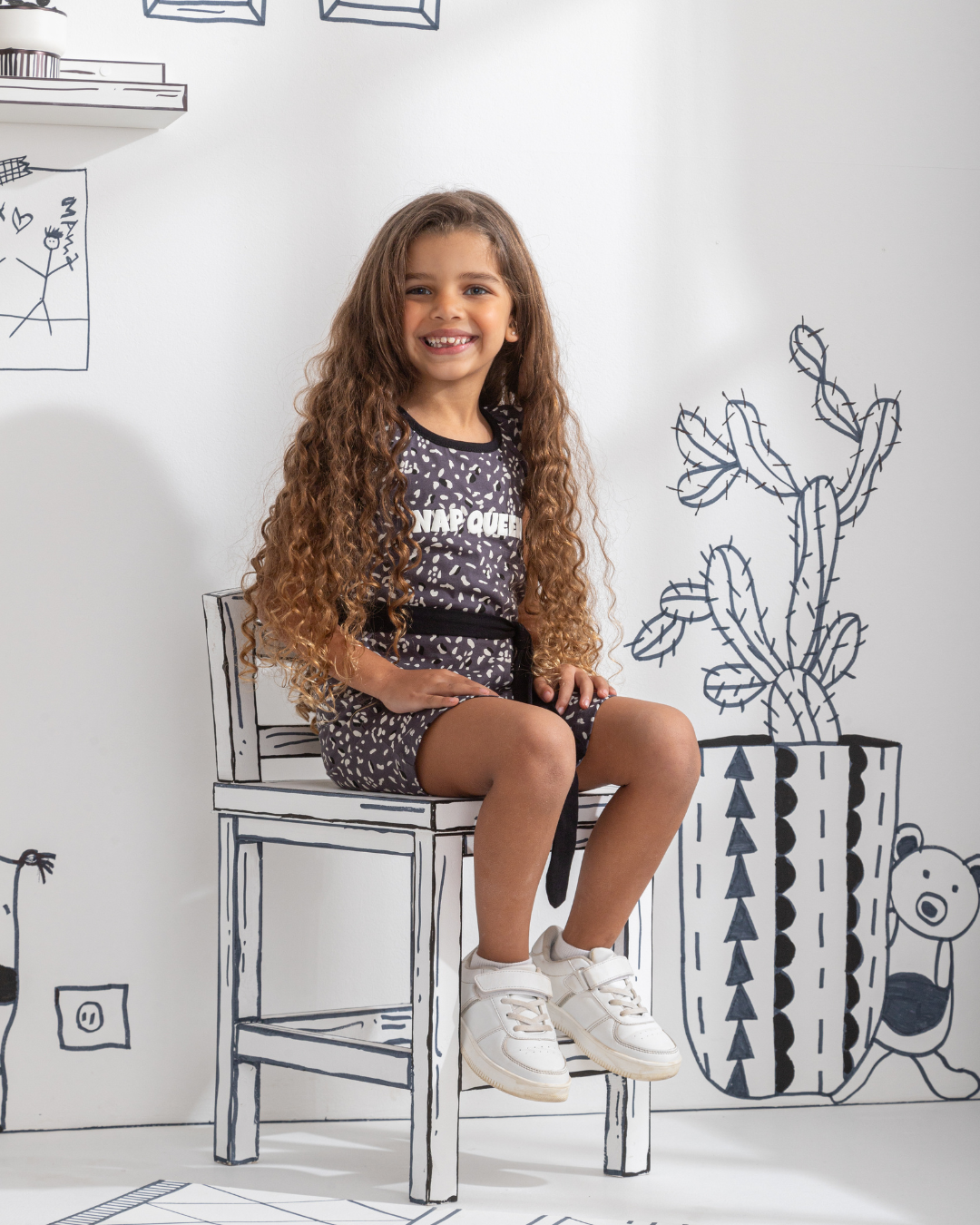 Nap Queen Chemise de nuit imprimée pour bébé fille