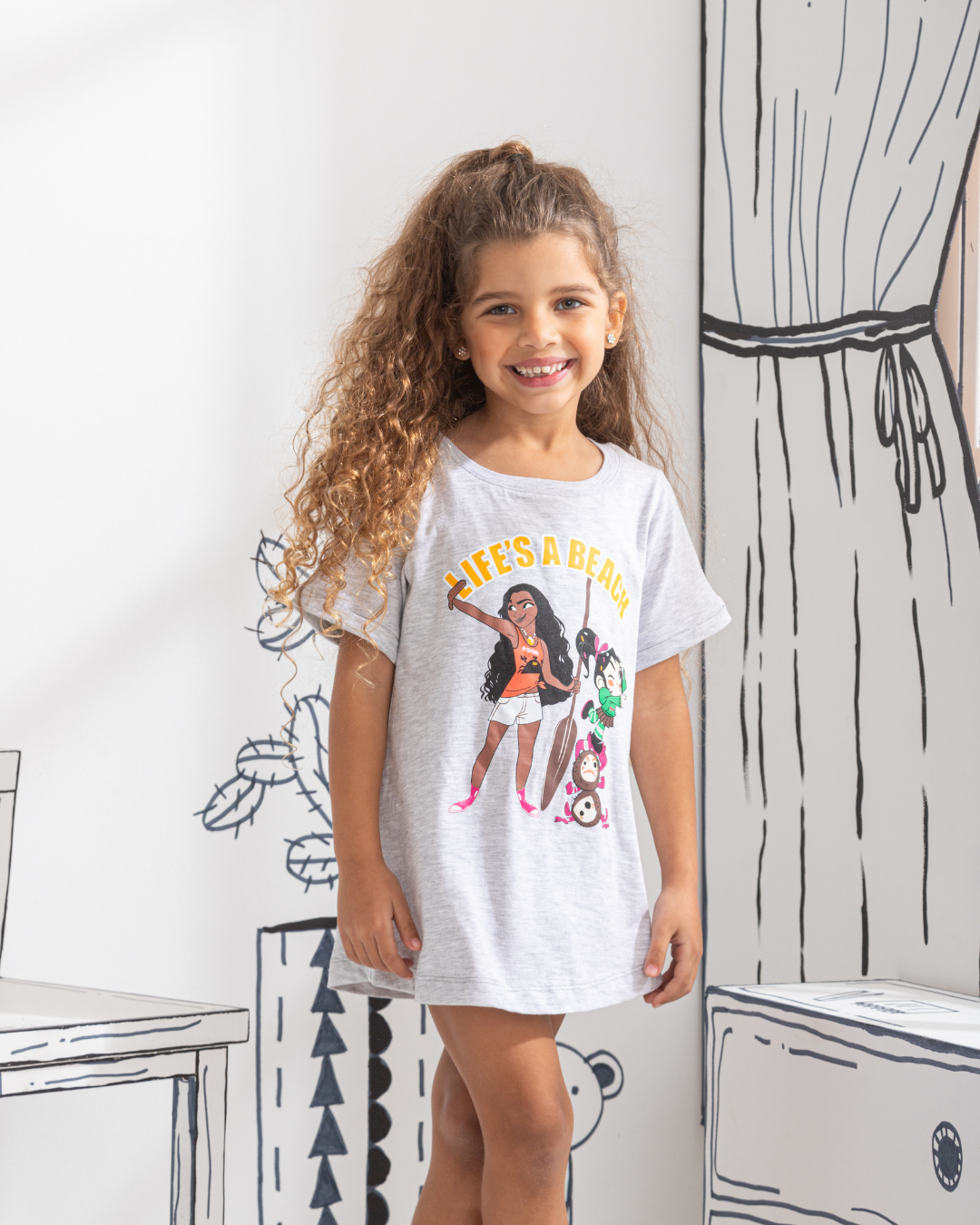 Lifs A Beach Chemise de nuit Disney pour bébé fille