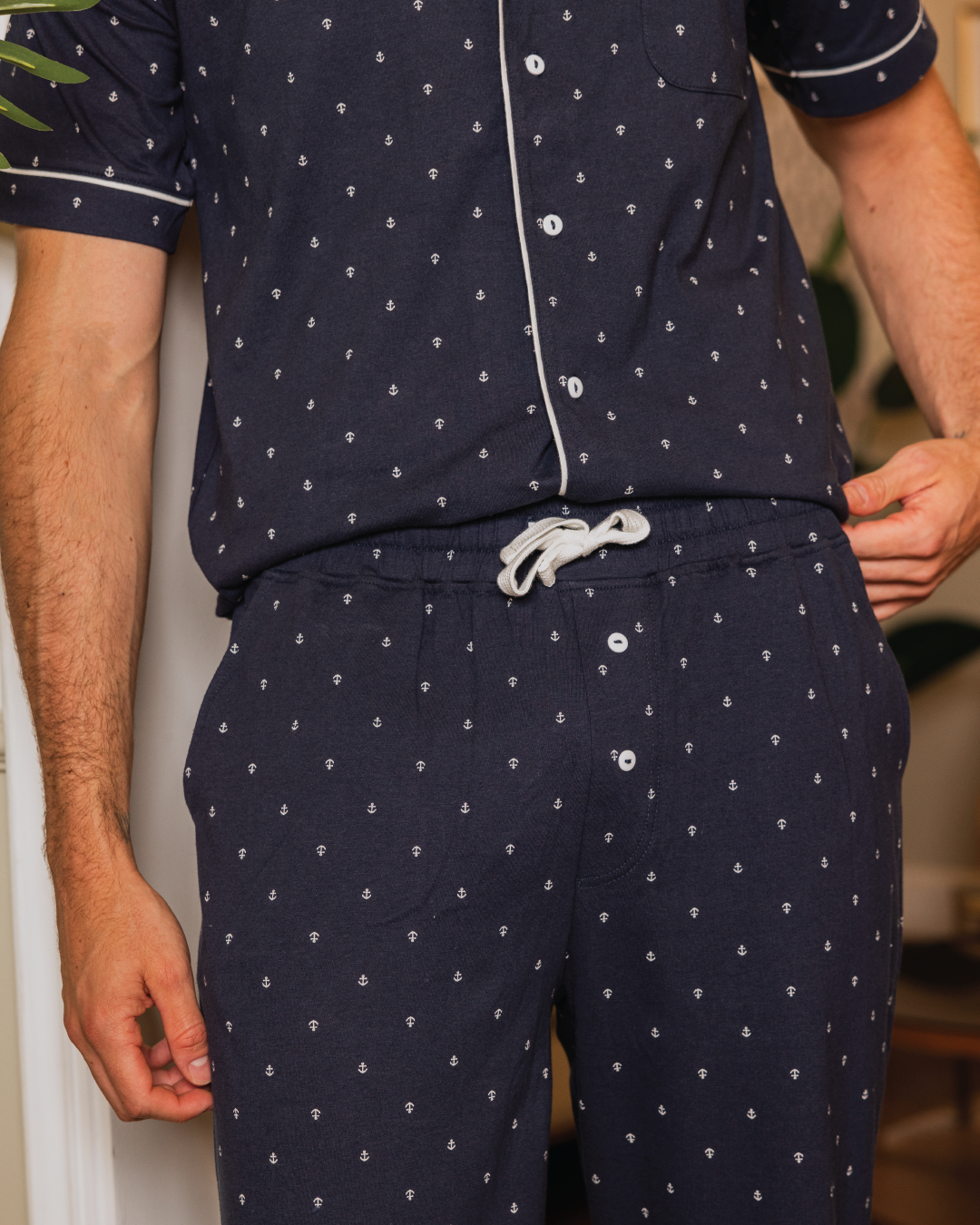 Pyjama boutonné homme Anchors