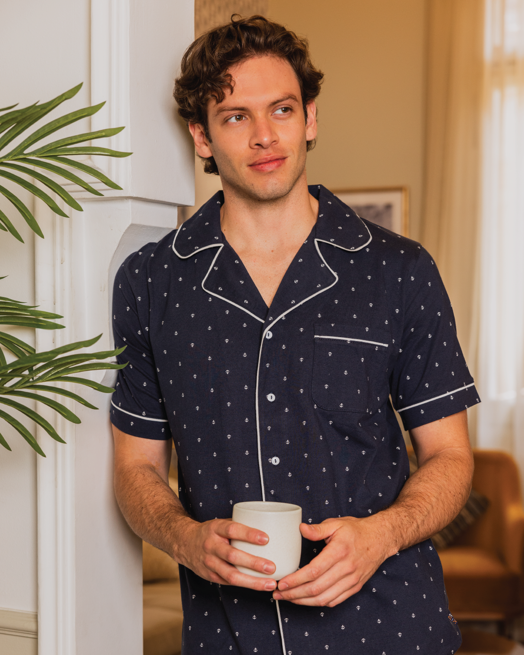 Pyjama boutonné homme Anchors