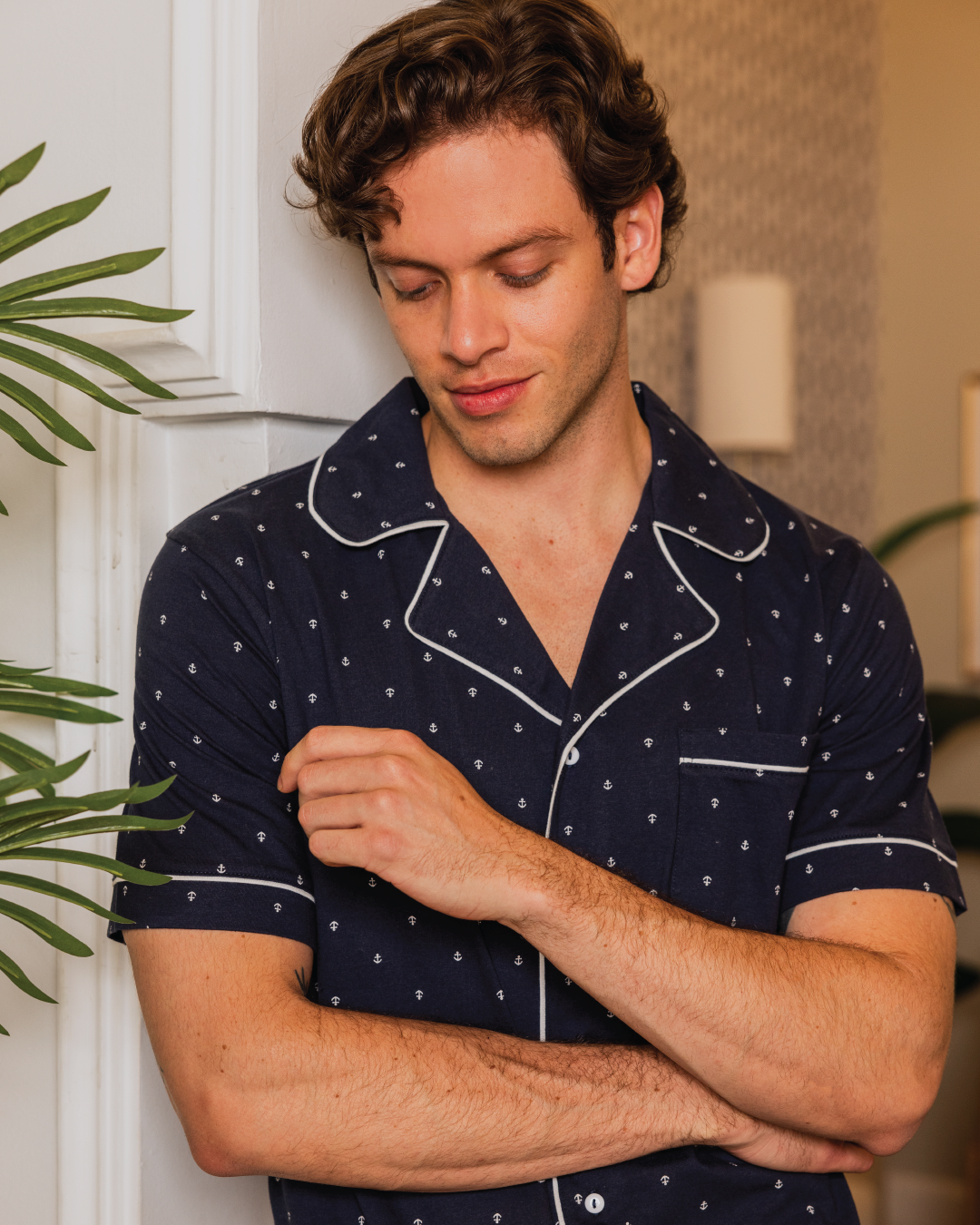 Pyjama boutonné homme Anchors