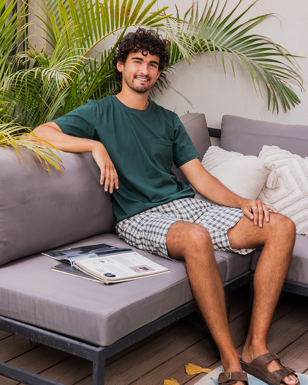 Short de pyjama pour hommes