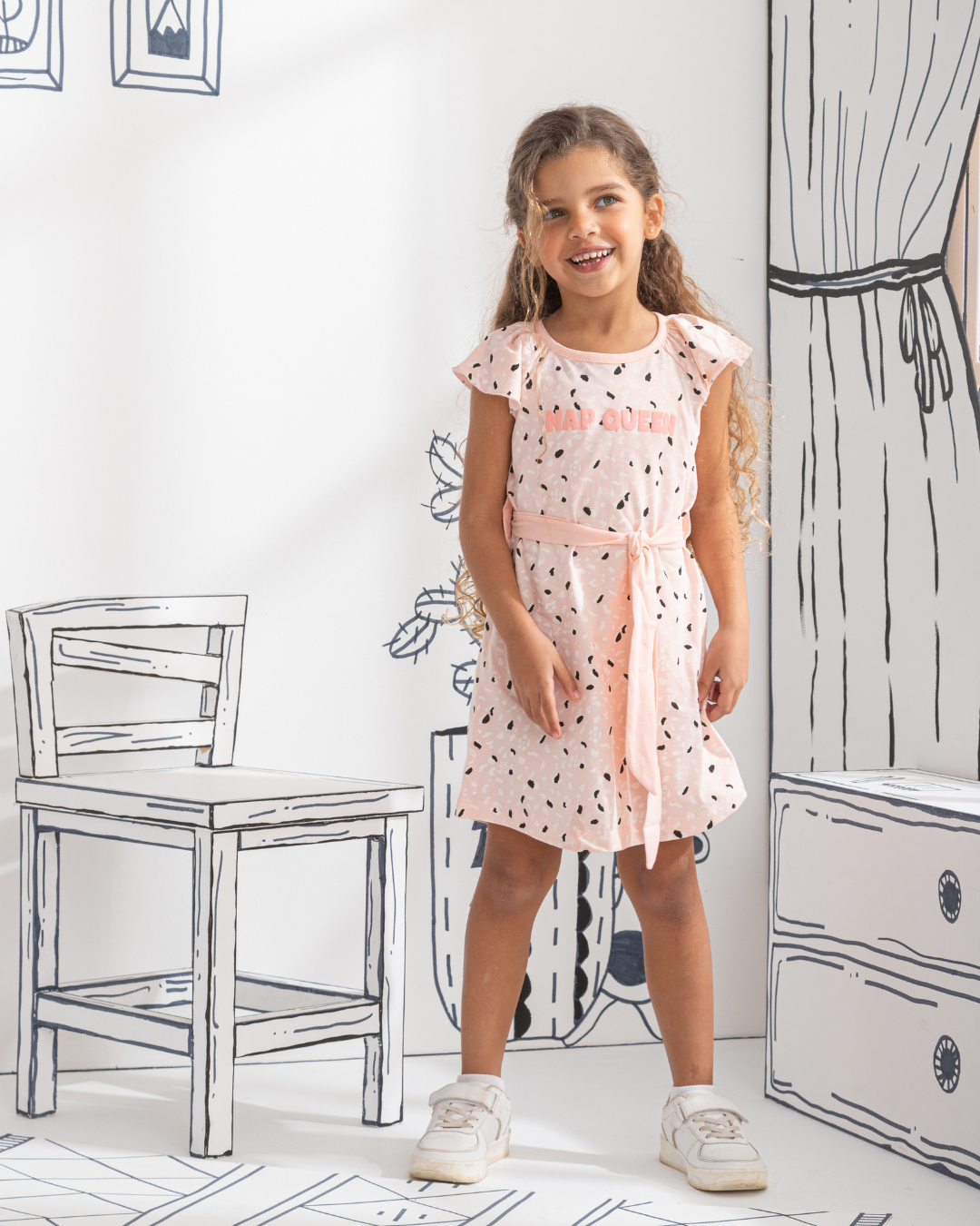 Nap Queen Chemise de nuit imprimée pour bébé fille