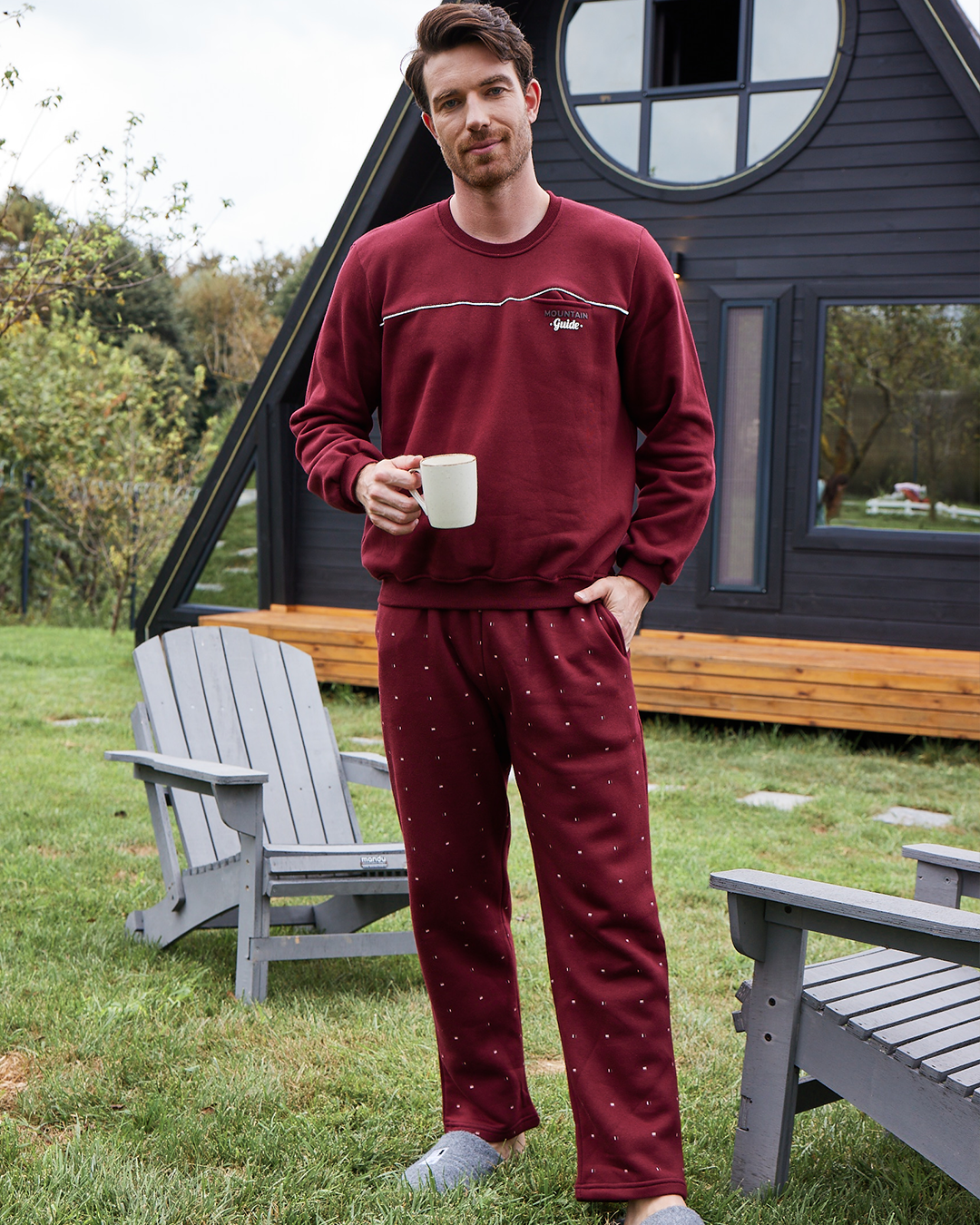 Mountain Guide Milton Pyjama à manches longues pour homme