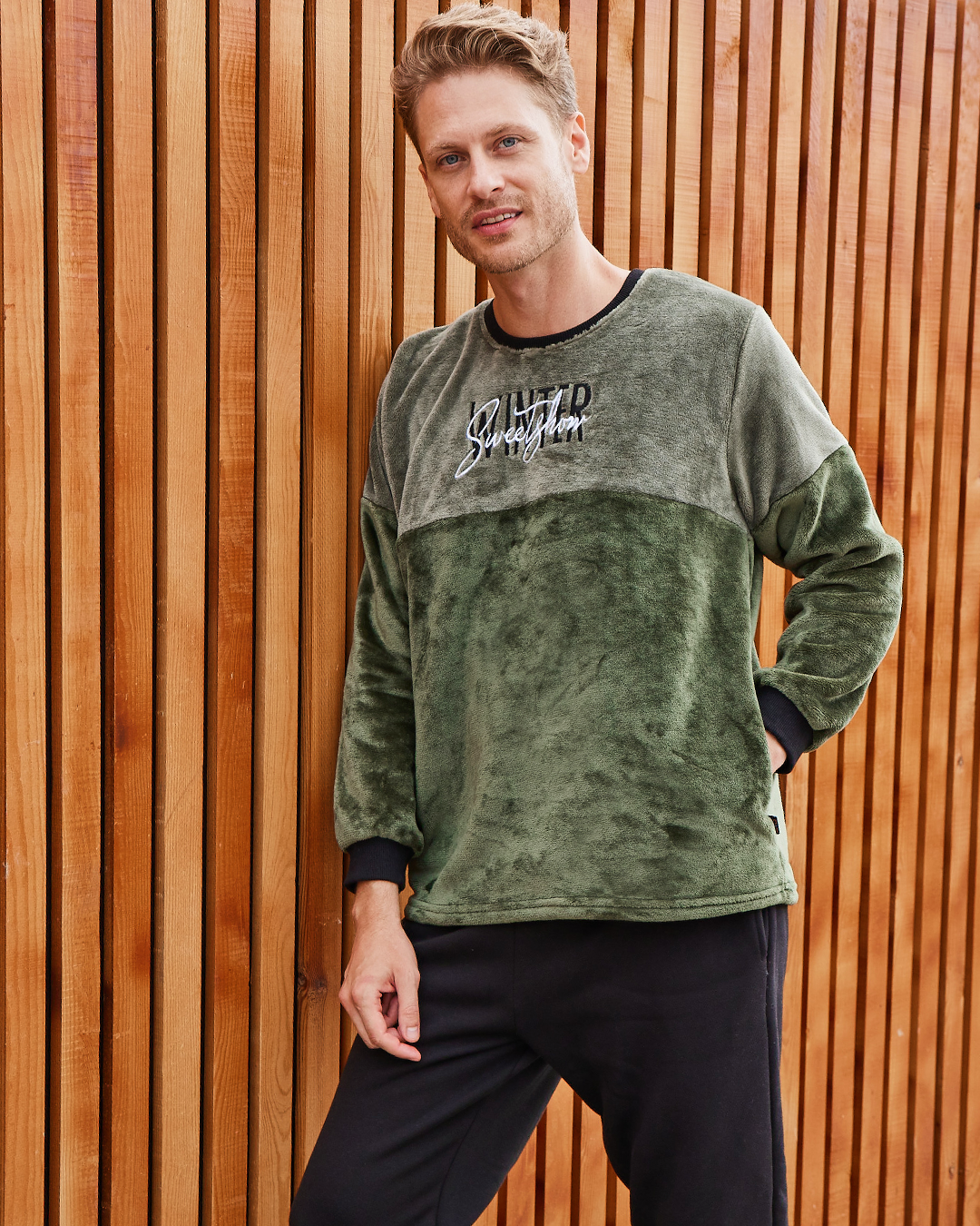Pyjama manches longues hiver homme Polar X Fleece