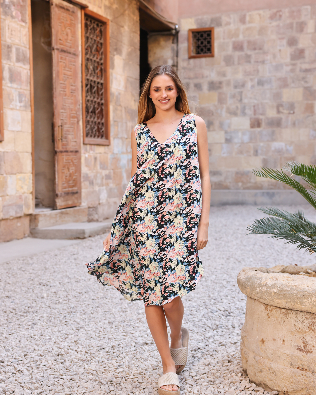 Chemise courte en viscose 23 chats